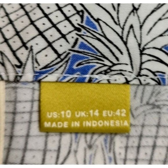 Anthropologie Maeve Shorts 10 Ruffle Pinapple High Rise Tropical Summer Vacay - Picture 10 of 10